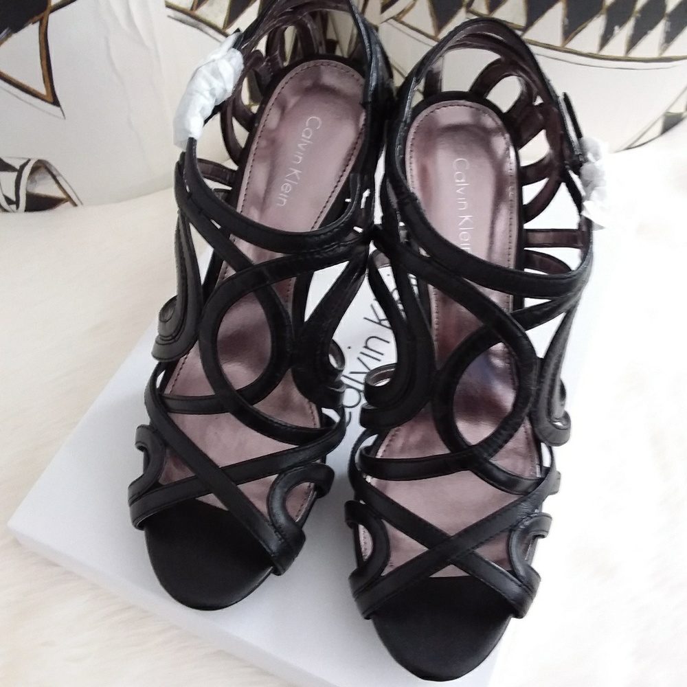 Calvin Klein 'Dylan' Caged Sandals